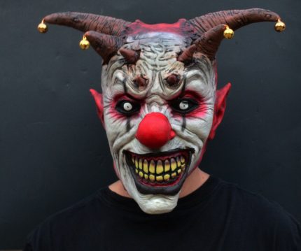 Scary Haunted Clown Mask