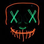 EL Wire Glow Light up Mask