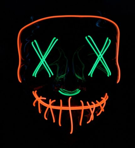 EL Wire Glow Light up Mask