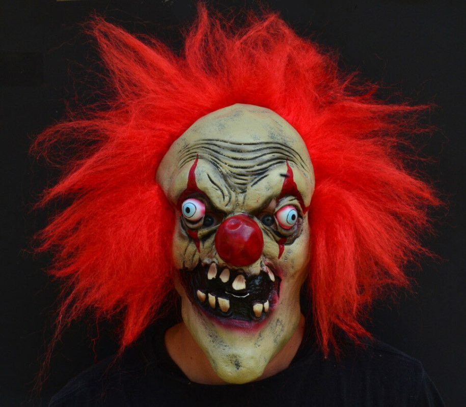 Creepy Evil BERSERK CLOWN Mask