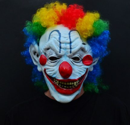 Creepy Clown Mask Curly