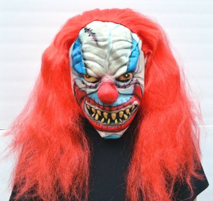 Clown Mask with Hair Stitches