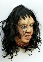 Life Size Halloween Prop Severed Woman's Head