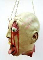 Life Size Halloween Prop Chained Head