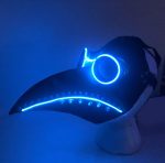 Plague Doctor Mask LED BLUE - Image 6