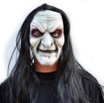 Witch Mask with Hair - Image 3