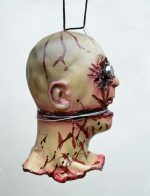 Life Size Corpse Severed Head With Wire - Image 4