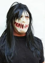 Creepy Killer Mask with hair - Image 4