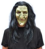 Halloween Witch Mask with Hair - Image 4