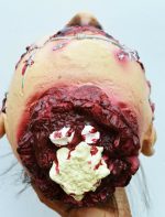 Life Size Halloween Props Barbed Wire Head - Image 4