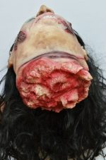 Life Size Halloween Prop Severed Woman's Head - Image 4
