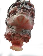 Life Size Halloween Prop Chained Skull Face - Image 4