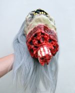 Life Size Girl Zombie Severed Head - Image 5