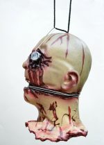 Life Size Corpse Severed Head With Wire - Image 5