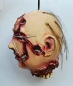 Life Size Halloween Props Barbed Wire Head - Image 5