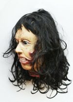 Life Size Halloween Prop Severed Woman's Head - Image 5