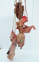 Gory Halloween Props Realistic Hanging Life Size body Heart Lungs Foot Organ - Image 5