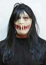 Creepy Killer Mask with hair - Image 6