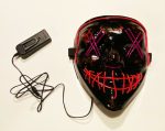 Purge EL Wire LED Glow Mask Pink Purple - Image 6