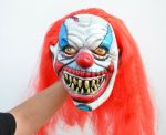 Clown Mask with Hair Stitches the Clown - Image 6