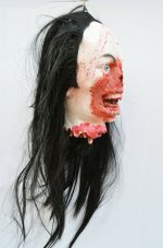 Life Size Halloween Props Severed Head Blue Eye - Image 7