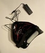 Purge EL Wire LED Glow Mask Pink Purple - Image 8