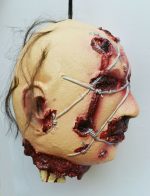 Life Size Halloween Props Barbed Wire Head - Image 8