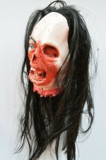 Life Size Halloween Props Severed Head Blue Eye - Image 8