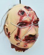 Life Size Halloween Props Barbed Wire Head - Image 9
