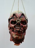 Life Size Halloween Prop Chained Skull Face - Image 10