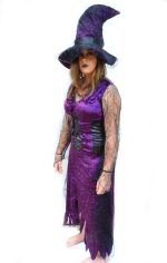 Purple Witch Costume - Image 7