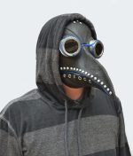 Plague Doctor Mask LED BLUE - Image 8