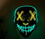 YELLOW GREEN Light up Mask