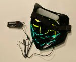 Purge EL Wire LED Glow Mask – YELLOW GREEN - Image 10