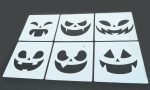 Pumpkin Jack o'Lantern Stencils Airbrush Crafts (18 PCS) - Image 5