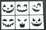 Pumpkin Jack o'Lantern Stencils Airbrush Crafts (18 PCS) - Image 8