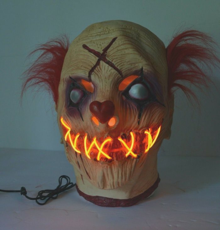 EL Wire Light up Clown Mask