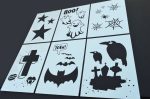 Halloween Stencils Craft Painting Airbrush Spray Paint (18 Designs) - Image 10