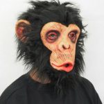 Monkey Mask with Hair