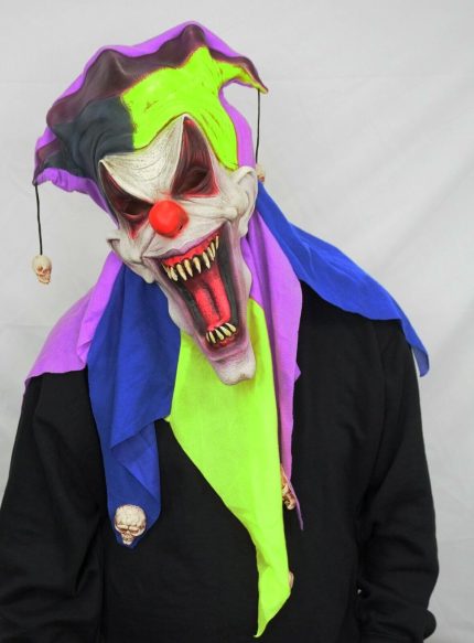 Creepy Jester Clown Mask